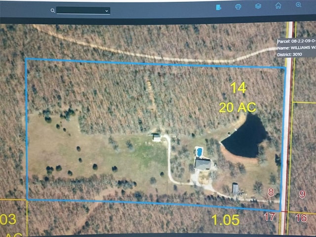 319 County Road 2270, Salem, MO 65560 - map / location with property boundaries highlighted