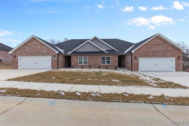 4 Creekside Way, Cape Girardeau, MO 63701 - view of front of home with an attached garage, concrete driveway, and brick siding
