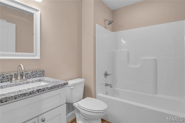 8 Bluebell Way, Jackson, MO 63755 - bathroom featuring vanity, toilet, and shower / tub combination