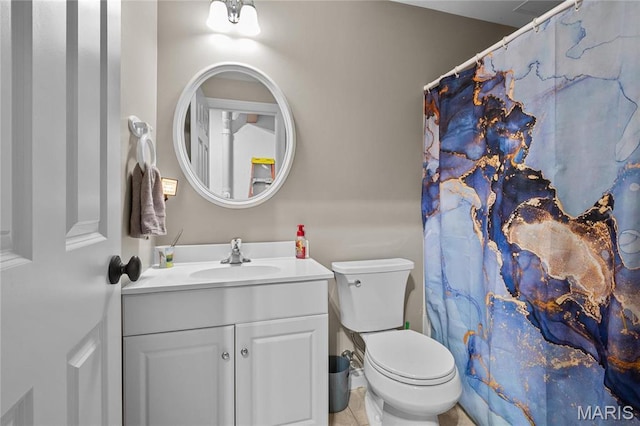 4349 Murdoch Ln, Augusta, MO 63332 - bathroom with vanity, toilet, and a shower with curtain