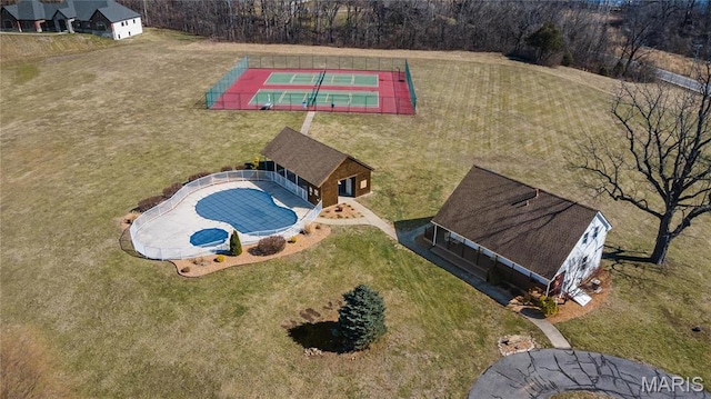4349 Murdoch Ln, Augusta, MO 63332 - view from above of property