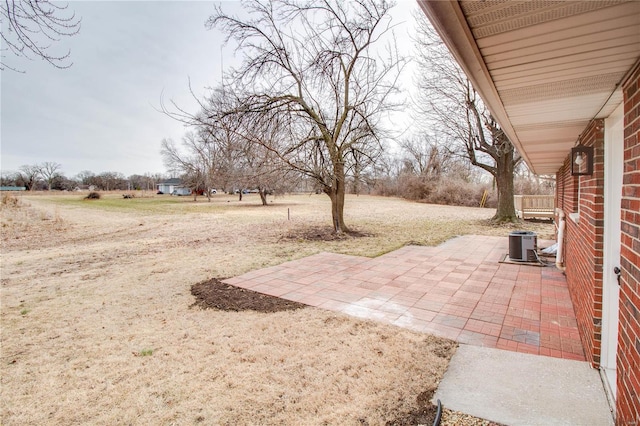 429 Oak St, East Alton, IL 62024 - view of yard with a patio and cooling unit