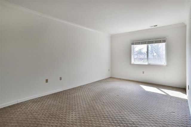 11920 Old Ballas Rd Unit 202, Saint Louis, MO 63141 - unfurnished room featuring crown molding, carpet, and baseboards