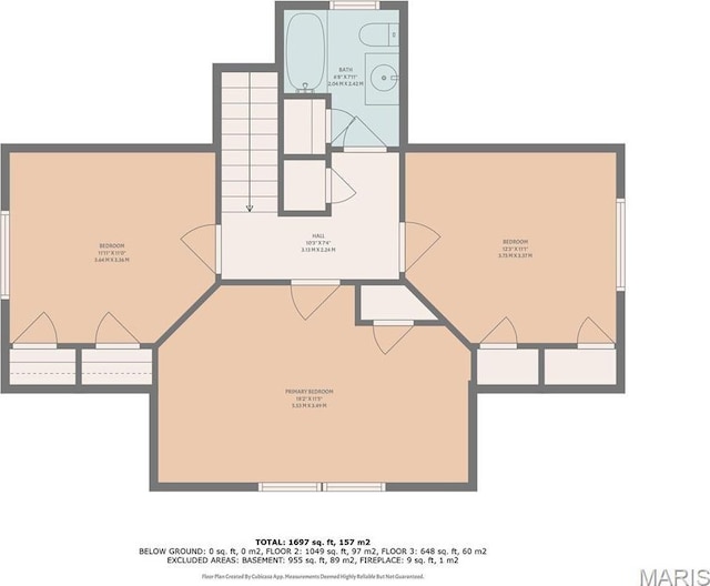 5807 Columbia Ave, Saint Louis, MO 63139 - room layout