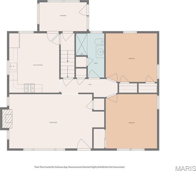 5807 Columbia Ave, Saint Louis, MO 63139 - floor plan / room layout