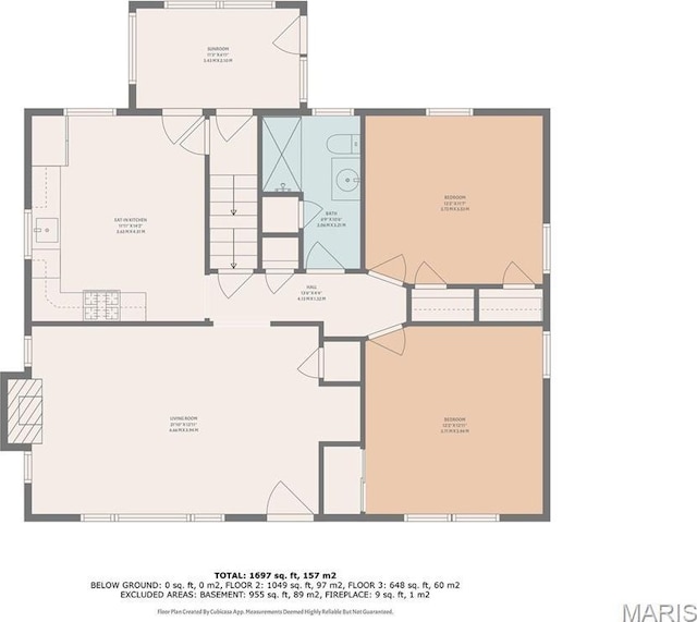 5807 Columbia Ave, Saint Louis, MO 63139 - property floor plan