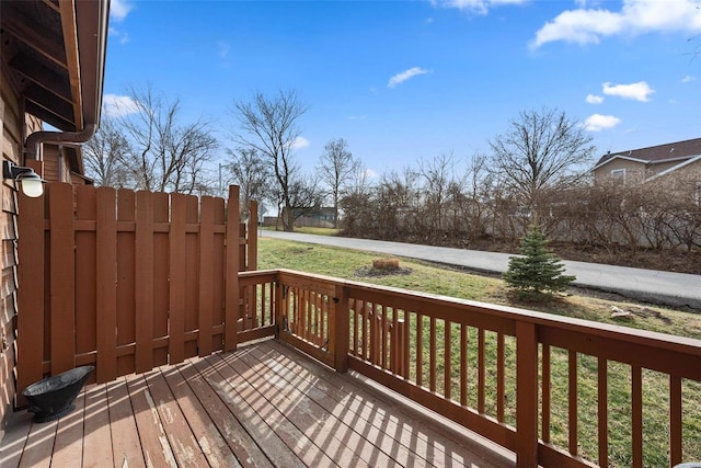 wooden terrace with a porch