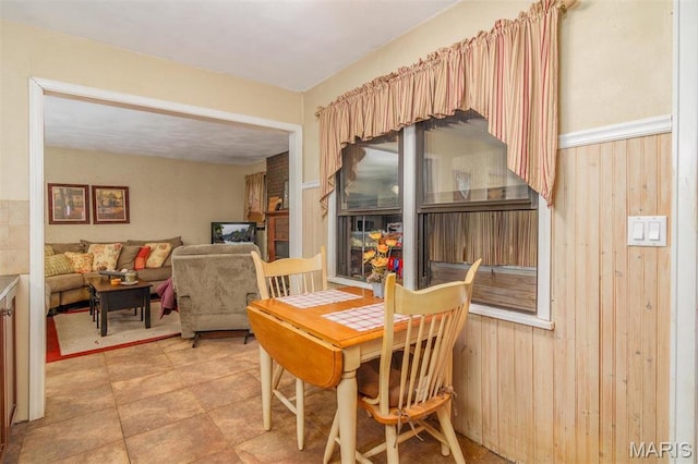 3 Echo Ln, Centralia, IL 62801 - dining room featuring wooden walls