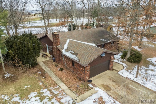3 Echo Ln, Centralia, IL 62801 - view of snowy aerial view