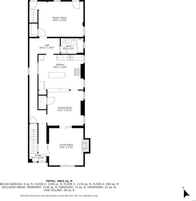 5029 Wells Ave, Saint Louis, MO 63113 - floor plan / room layout