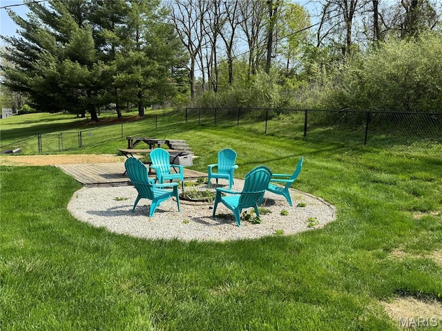 2 El Rancho Dr, Hannibal, MO 63401 - view of play area with a fire pit