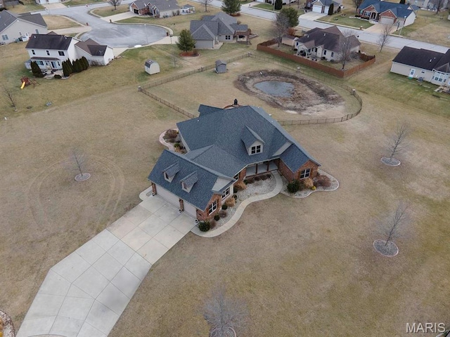 9606 Klings Ct, Mascoutah, IL 62258 - aerial view of residential area