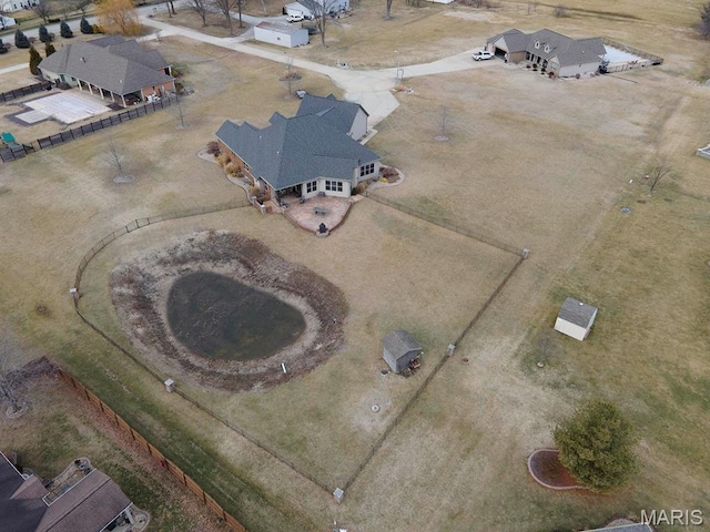 9606 Klings Ct, Mascoutah, IL 62258 - aerial view of property and surrounding area
