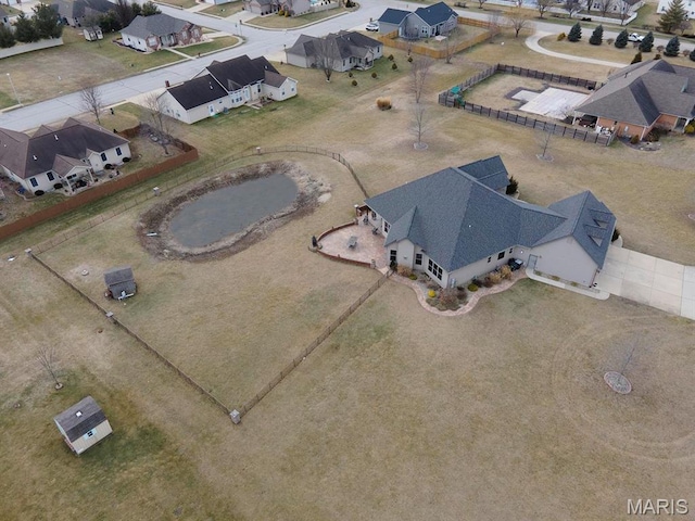 9606 Klings Ct, Mascoutah, IL 62258 - aerial perspective of suburban area
