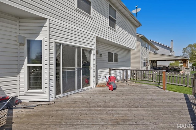 1218 Cold Spring Dr, Ofallon, MO 63368 - view of deck