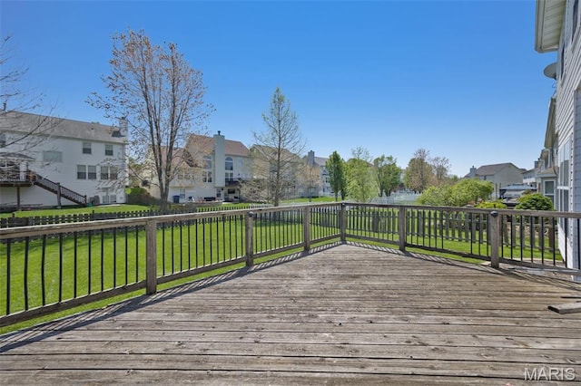 1218 Cold Spring Dr, Ofallon, MO 63368 - deck featuring a residential view