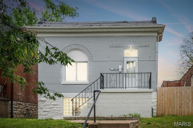 4649 Louisiana Ave, Saint Louis, MO 63111 - back of property with brick siding and fence
