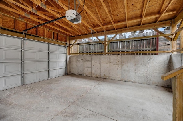 5818 Westminster Pl, Saint Louis, MO 63112 - garage featuring a garage door opener