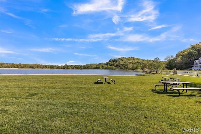3560 Saint Albans Rd, Saint Albans, MO 63073 - surrounding community featuring a yard and a water view