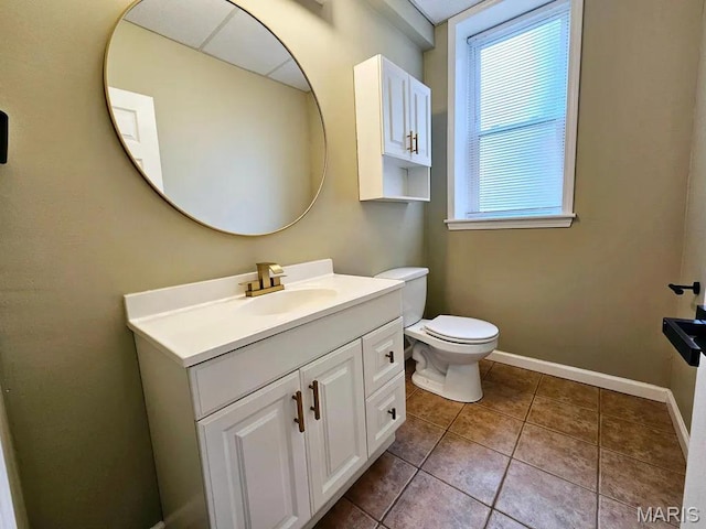 3801 Potomac St, Saint Louis, MO 63116 - bathroom with vanity and tile patterned floors