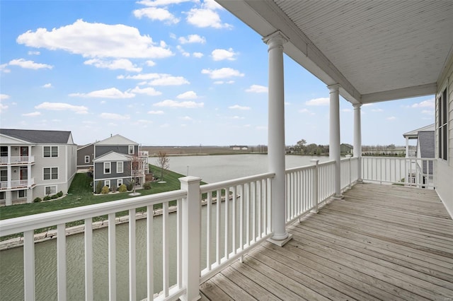 4036 Hempstead St, Saint Charles, MO 63301 - wooden terrace featuring a water view
