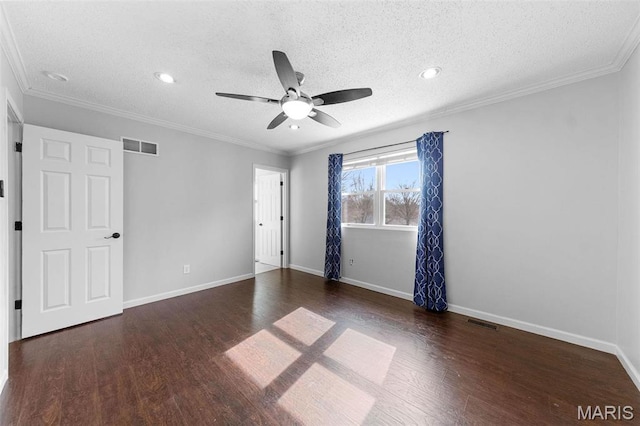 655 Lakewood Dr, Lake St Louis, MO 63367 - unfurnished bedroom with wood finished floors, baseboards, recessed lighting, a textured ceiling, and a ceiling fan