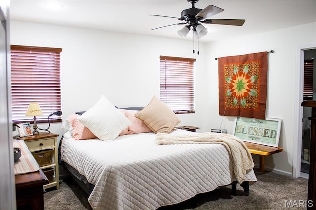 1303 W Coffman St, Salem, MO 65560 - carpeted bedroom with ceiling fan