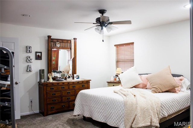 1303 W Coffman St, Salem, MO 65560 - bedroom with carpet flooring and ceiling fan
