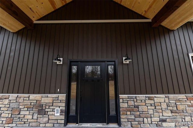 20167 County Road 7300, Newburg, MO 65560 - entrance to property with stone siding