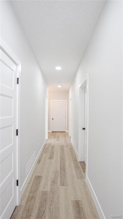 20167 County Road 7300, Newburg, MO 65560 - corridor featuring light wood-style floors, baseboards, and recessed lighting