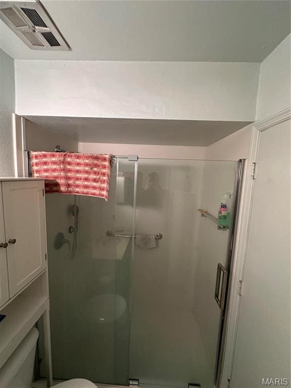 4290 Chateau De Ville Dr Unit G, Saint Louis, MO 63129 - bathroom with a stall shower and toilet