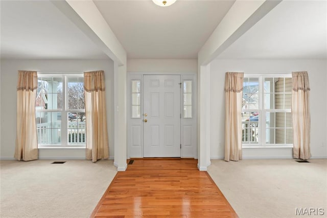 1 Ashbury Crossing Ct, Florissant, MO 63034 - carpeted foyer featuring healthy amount of natural light and baseboards
