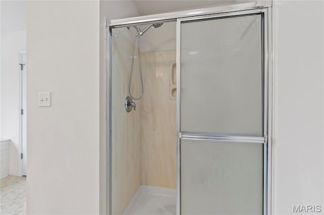 1 Ashbury Crossing Ct, Florissant, MO 63034 - bathroom featuring a shower stall