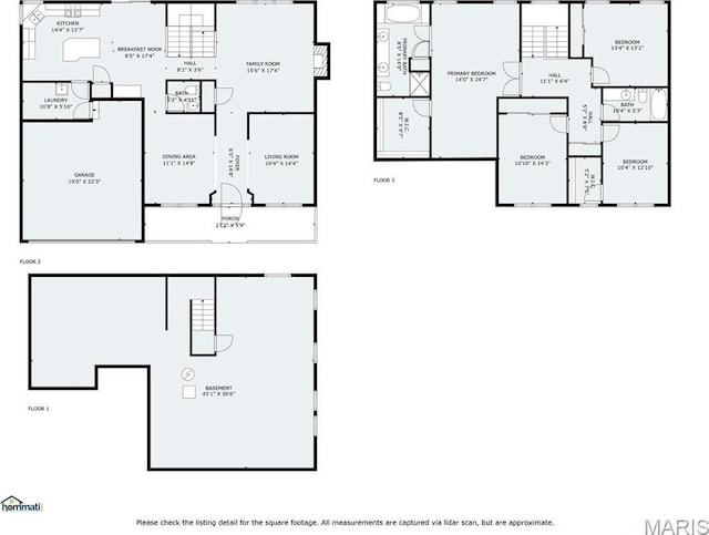 1 Ashbury Crossing Ct, Florissant, MO 63034 - floor plan / room layout