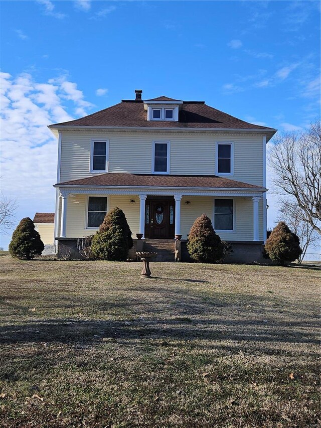 21212 State Highway O, Advance, MO 63730 - american foursquare style home with covered porch and a front yard