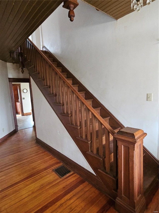 21212 State Highway O, Advance, MO 63730 - stairway with wood finished floors and baseboards