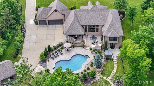 130 Foristell Ridge Ct, Foristell, MO 63348 - view of subject property with a pool