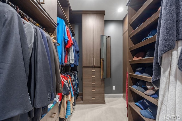 130 Foristell Ridge Ct, Foristell, MO 63348 - walk in closet featuring carpet
