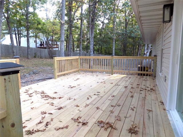 1002 Cypress Dr, Rolla, MO 65401 - deck with a fenced backyard