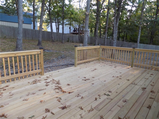 1002 Cypress Dr, Rolla, MO 65401 - deck with a fenced backyard