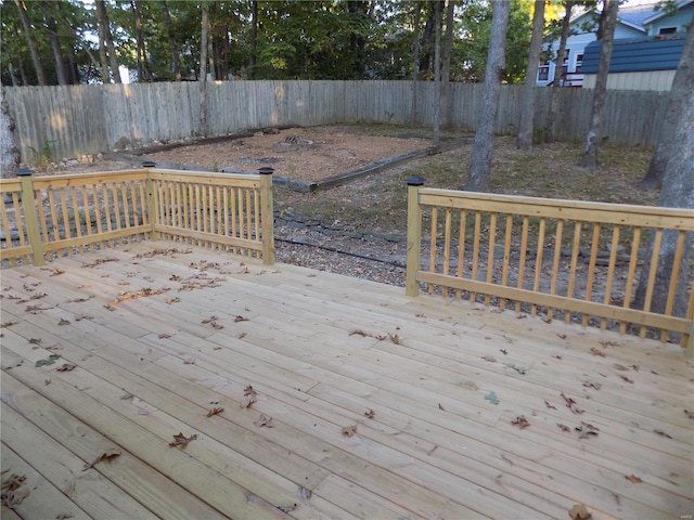 1002 Cypress Dr, Rolla, MO 65401 - wooden terrace with a fenced backyard