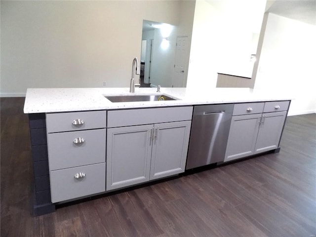 1002 Cypress Dr, Rolla, MO 65401 - bathroom featuring a sink and wood finished floors