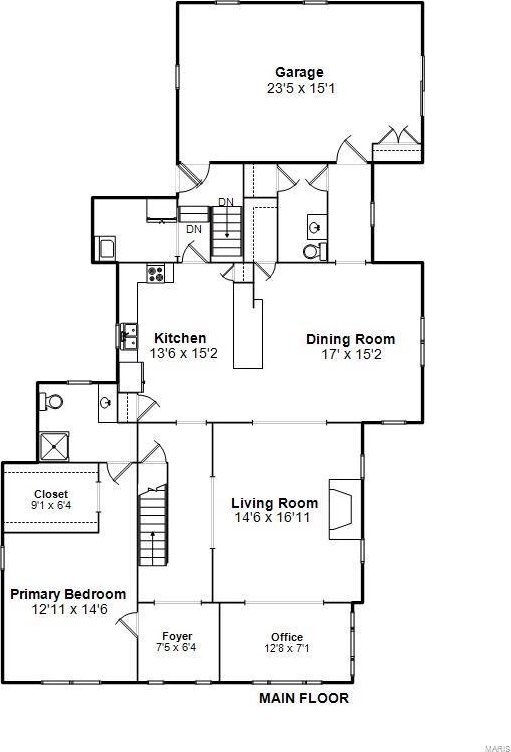 821 N State St, Litchfield, IL 62056 - room layout