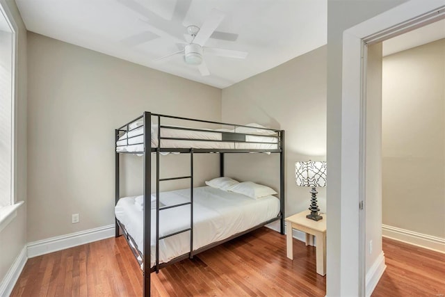 920 Talmage, Saint Louis, MO 63110 - bedroom featuring wood finished floors, baseboards, and a ceiling fan