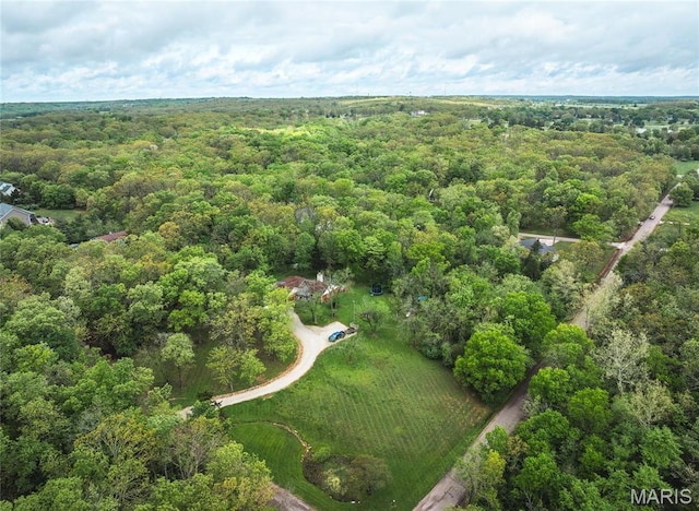 12455 Jefferys Pl, Rolla, MO 65401 - aerial view of property's location with a heavily wooded area