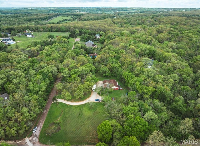 12455 Jefferys Pl, Rolla, MO 65401 - aerial view of property's location featuring a heavily wooded area