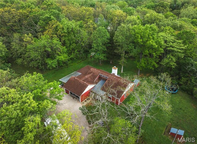 12455 Jefferys Pl, Rolla, MO 65401 - view of subject property featuring a heavily wooded area