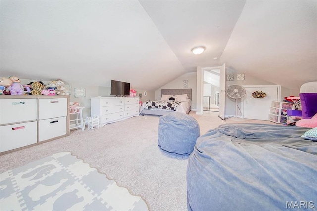 12455 Jefferys Pl, Rolla, MO 65401 - carpeted bedroom featuring lofted ceiling