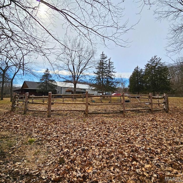 12124 Hamilton Hollow Rd, Sullivan, MO 63080 - view of yard featuring a view of rural / pastoral area