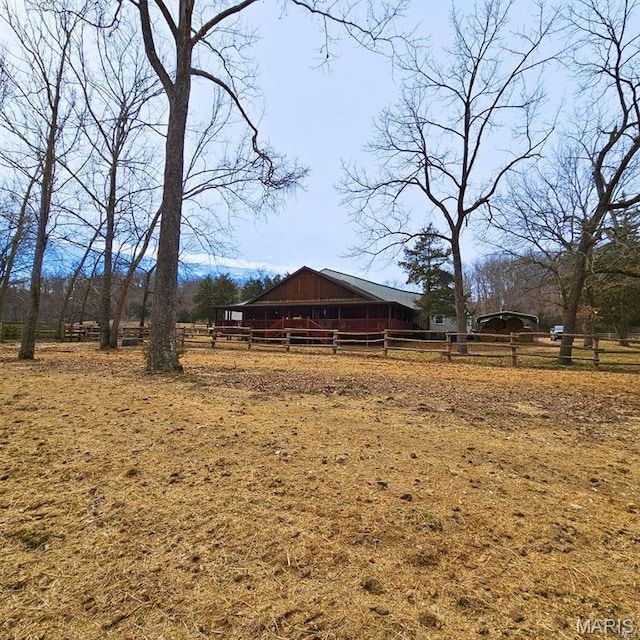 12124 Hamilton Hollow Rd, Sullivan, MO 63080 - view of yard with an outbuilding